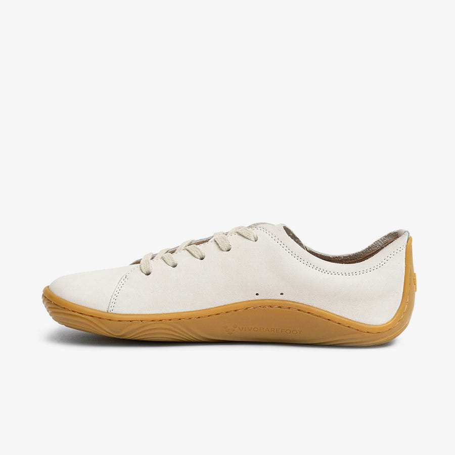 White Men's Vivobarefoot Addis Casual Shoes | Philippines 0083TCEV